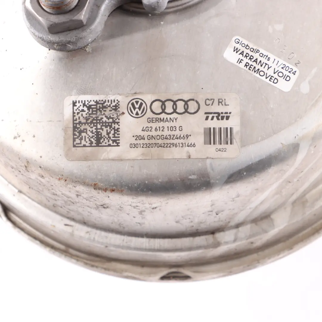Audi A6 C7 Brake Servo Master Cylinder - SKU RHD-4G2612103G - Part number 4G2612103G