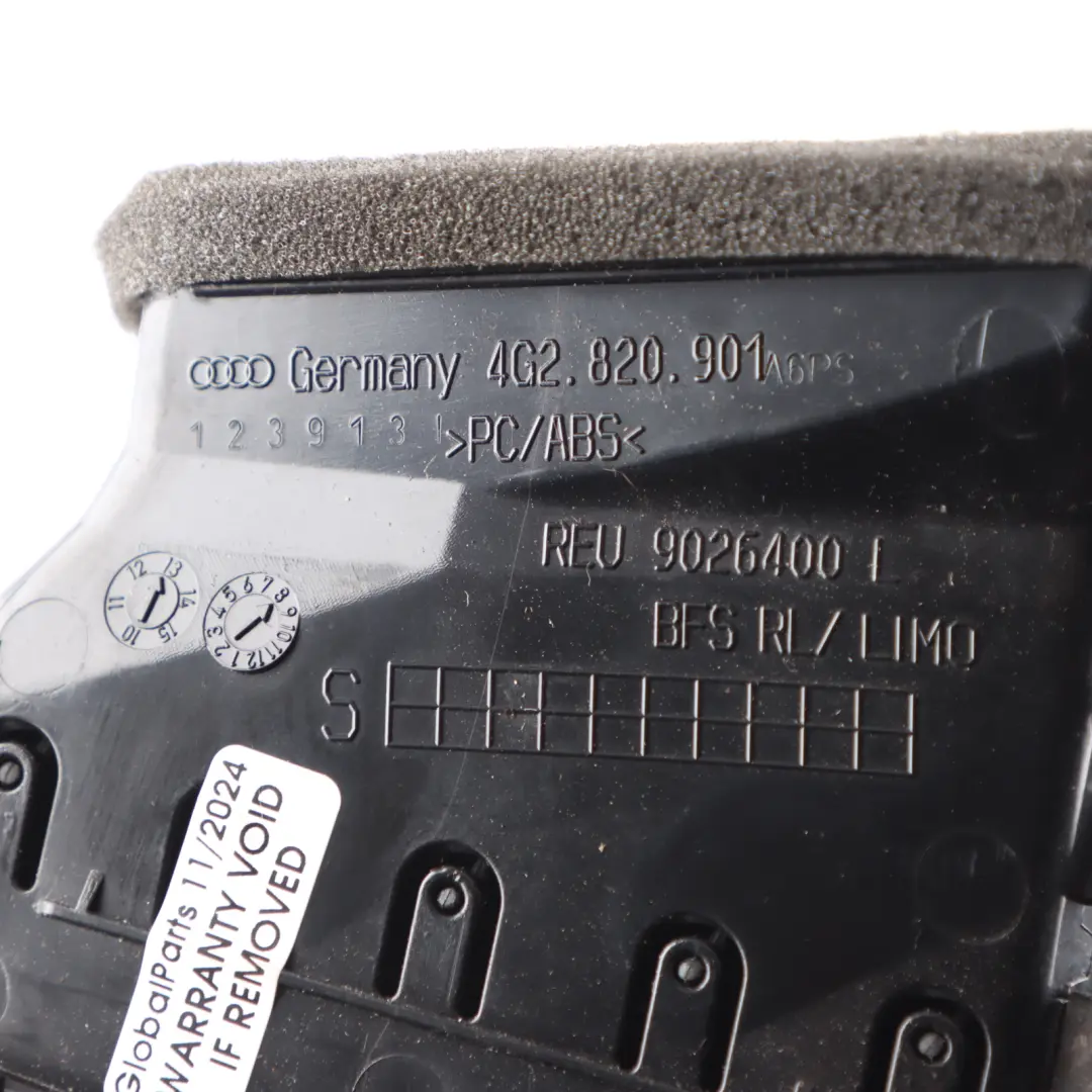 Audi RS6 C7 Dashboard Air Vent Grille Outlet Left N/S Passenger Side - SKU RHD-4G2820901A - Part number 4G2820901A