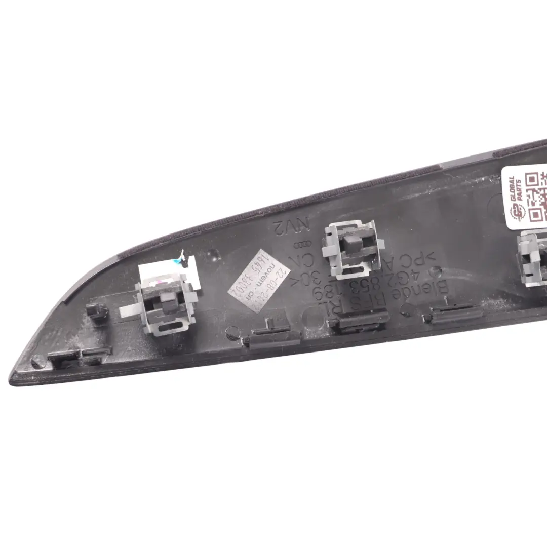 Dashboard Panel Centre Trim Strip Cover Black to Audi A6 C7 with Part number 4G2853189Q Audi A6 C7 Dashboard Panel Centre Trim Strip Cover Black - SKU RHD-4G2853189Q - Part number 4G2853189Q