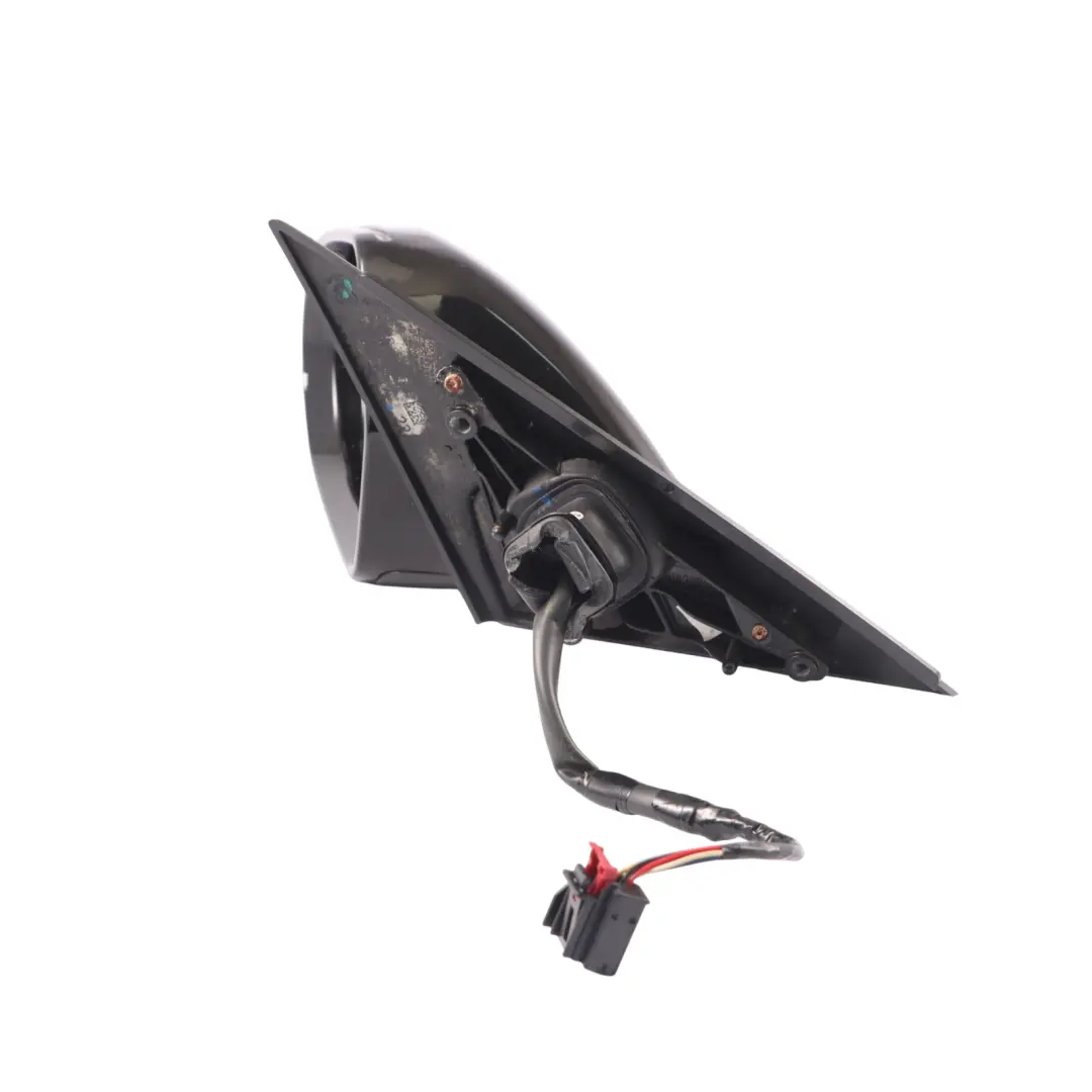 Audi A6 C7 Front Mirror Wing Door Electric Power Left N/S Black - SKU RHD-4G2857409N-BLK - Part number 4G2857409N