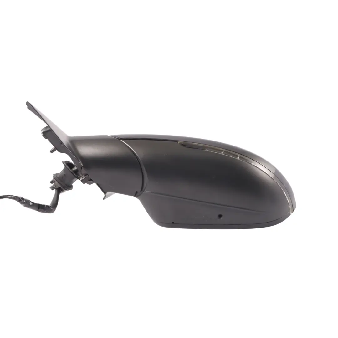 Audi A6 C7 Front Mirror Wing Door Electric Power Left N/S Black - SKU RHD-4G2857409N-BLK - Part number 4G2857409N