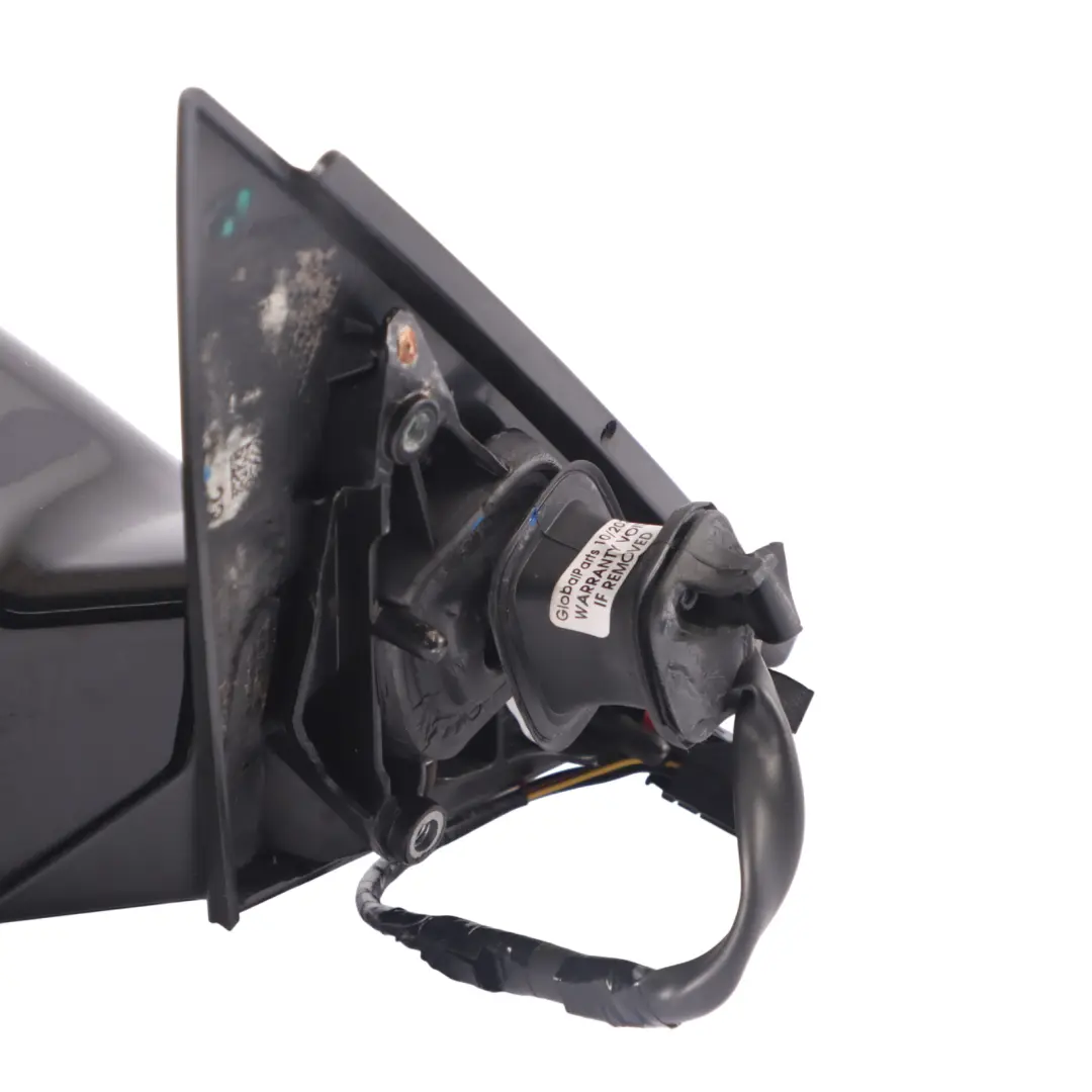 Audi A6 C7 Front Mirror Wing Door Electric Power Left N/S Black - SKU RHD-4G2857409N-BLK - Part number 4G2857409N