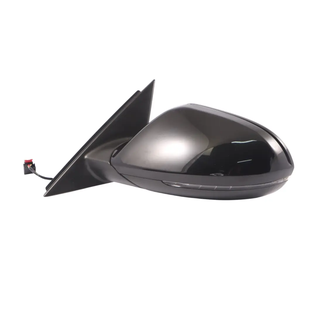 Audi A6 C7 Front Mirror Wing Door Electric Power Left N/S Black - SKU RHD-4G2857409N-BLK - Part number 4G2857409N