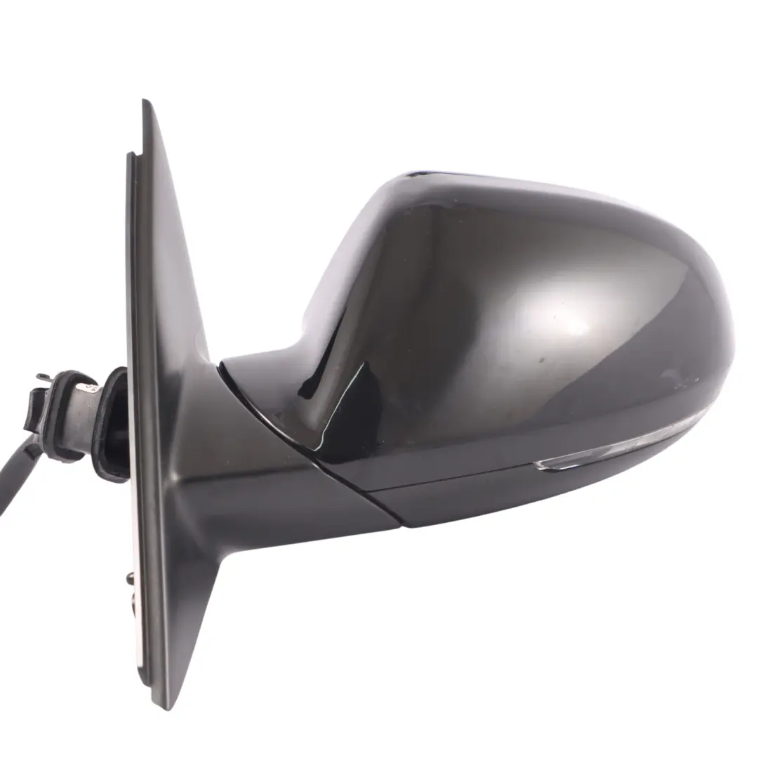 Audi A6 C7 Front Mirror Wing Door Electric Power Left N/S Black - SKU RHD-4G2857409N-BLK - Part number 4G2857409N