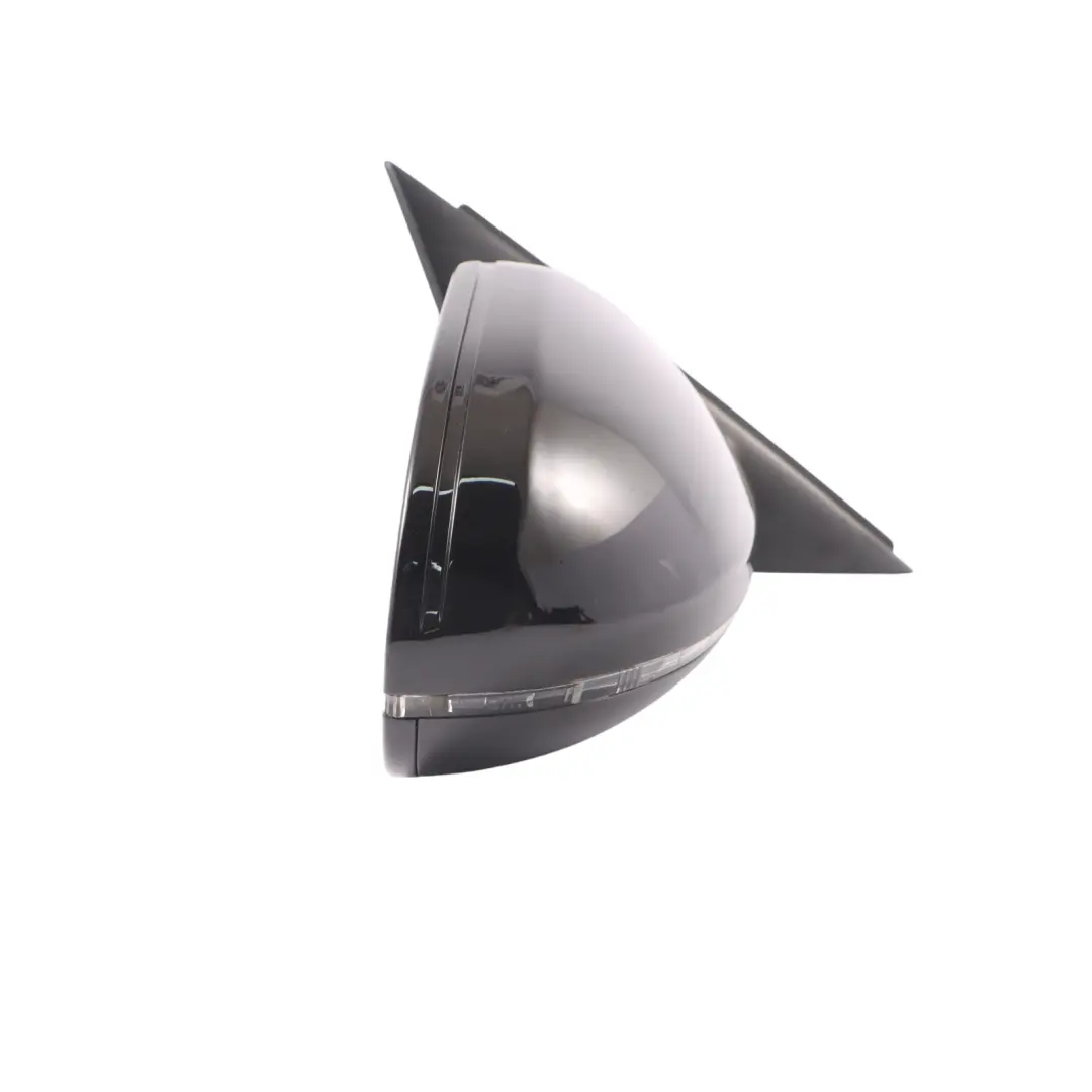 Audi A6 C7 Front Mirror Wing Door Electric Power Right O/S Black - SKU RHD-4G2857410N-BLK - Part number 4G2857410N