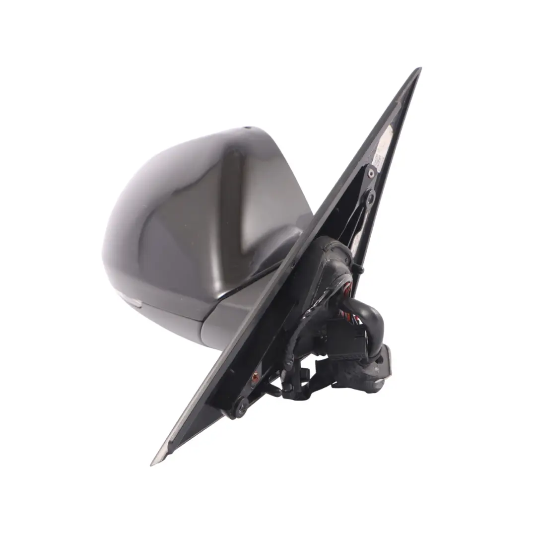 Audi A6 C7 Front Mirror Wing Door Electric Power Right O/S Black - SKU RHD-4G2857410N-BLK - Part number 4G2857410N