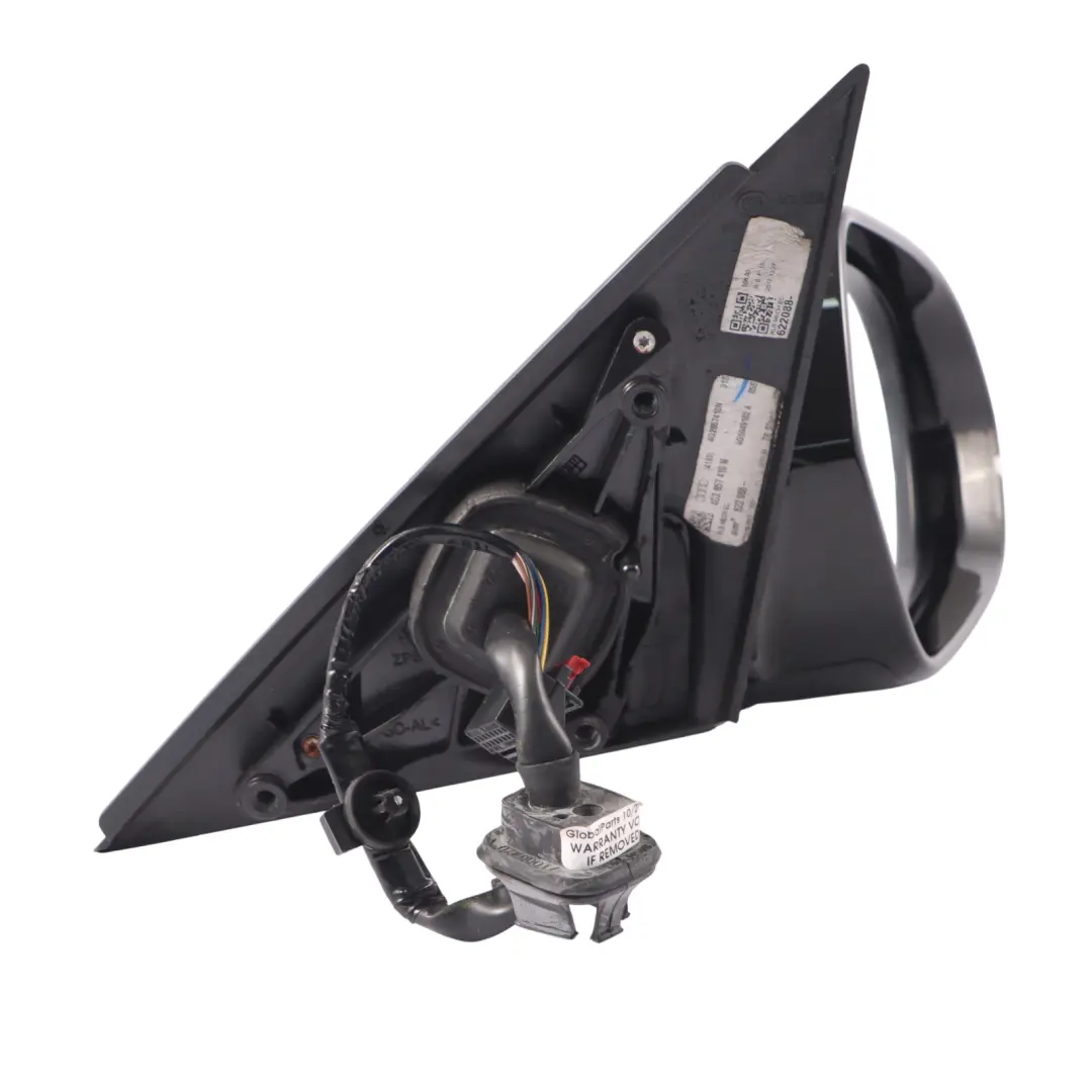 Audi A6 C7 Front Mirror Wing Door Electric Power Right O/S Black - SKU RHD-4G2857410N-BLK - Part number 4G2857410N