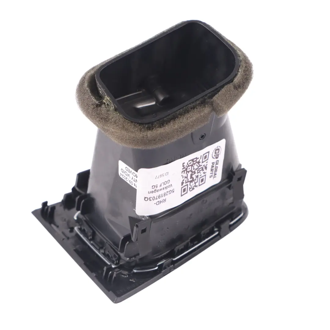 Dashboard Air Vent Left N/S Dash Air Duct to Volkswagen VW Golf Mk7 with Part number 5G2819703Q Volkswagen VW Golf Mk7 Dashboard Air Vent Left N/S Dash Air Duct - SKU RHD-5G2819703Q - Part number 5G2819703Q