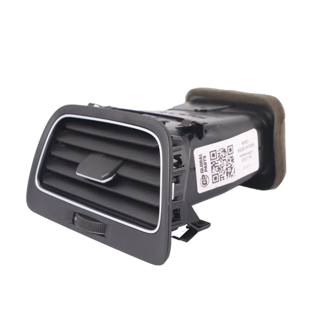 VW Volkswagen Golf 7 Air Vent Left N/S Dashboard Trim Panel Black - SKU RHD-5G2819703S - Part number 5G2819703S