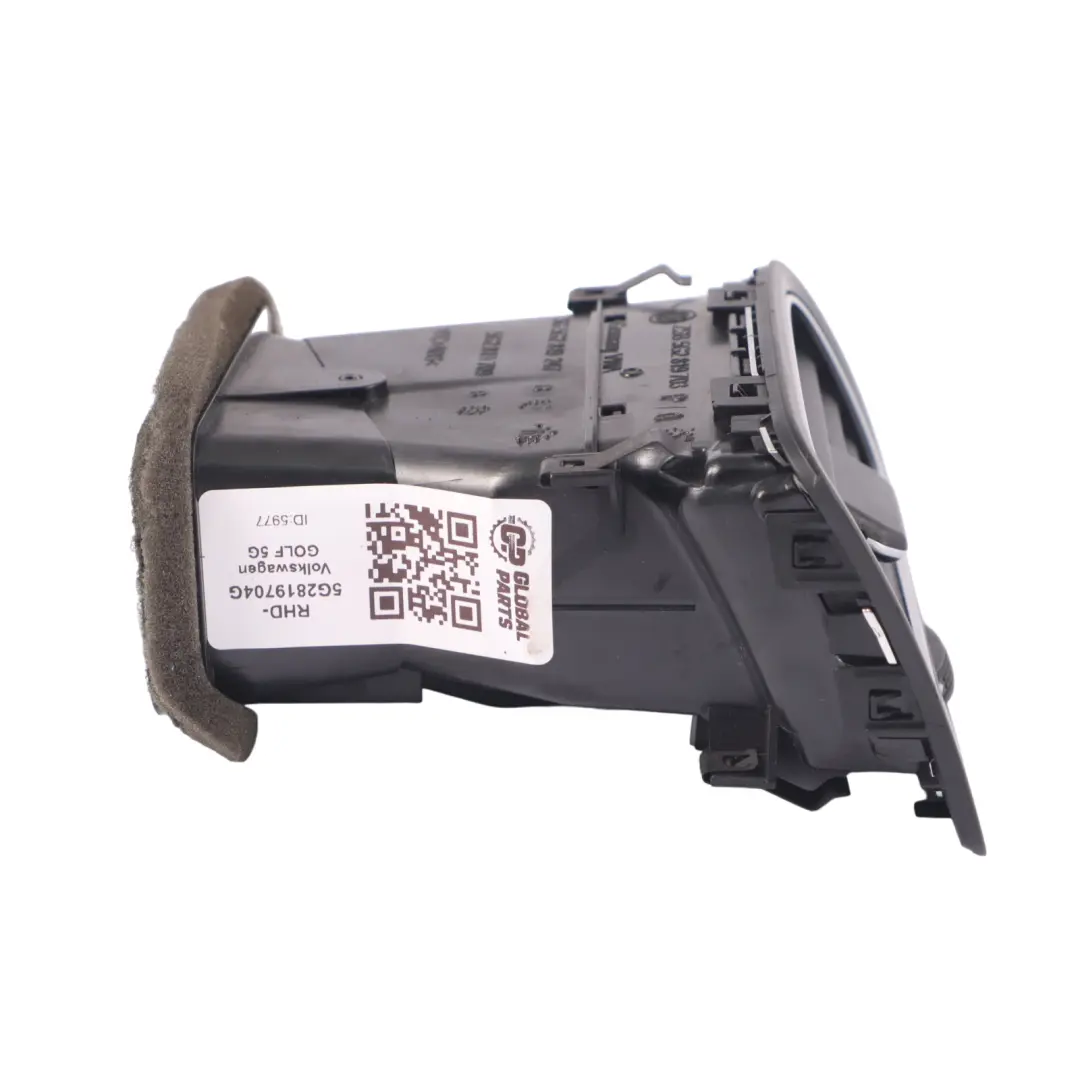 Dashboard Air Vent Right O/S Dash Air Duct to Volkswagen VW Golf Mk7 with Part number 5G2819704G Volkswagen VW Golf Mk7 Dashboard Air Vent Right O/S Dash Air Duct - SKU RHD-5G2819704G - Part number 5G2819704G