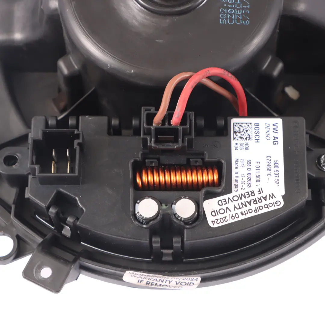 Volkswagen VW Golf Mk7 Heater Blower Motor Fan Unit - SKU RHD-5Q2819021A-1 - Part number 5Q2819021A