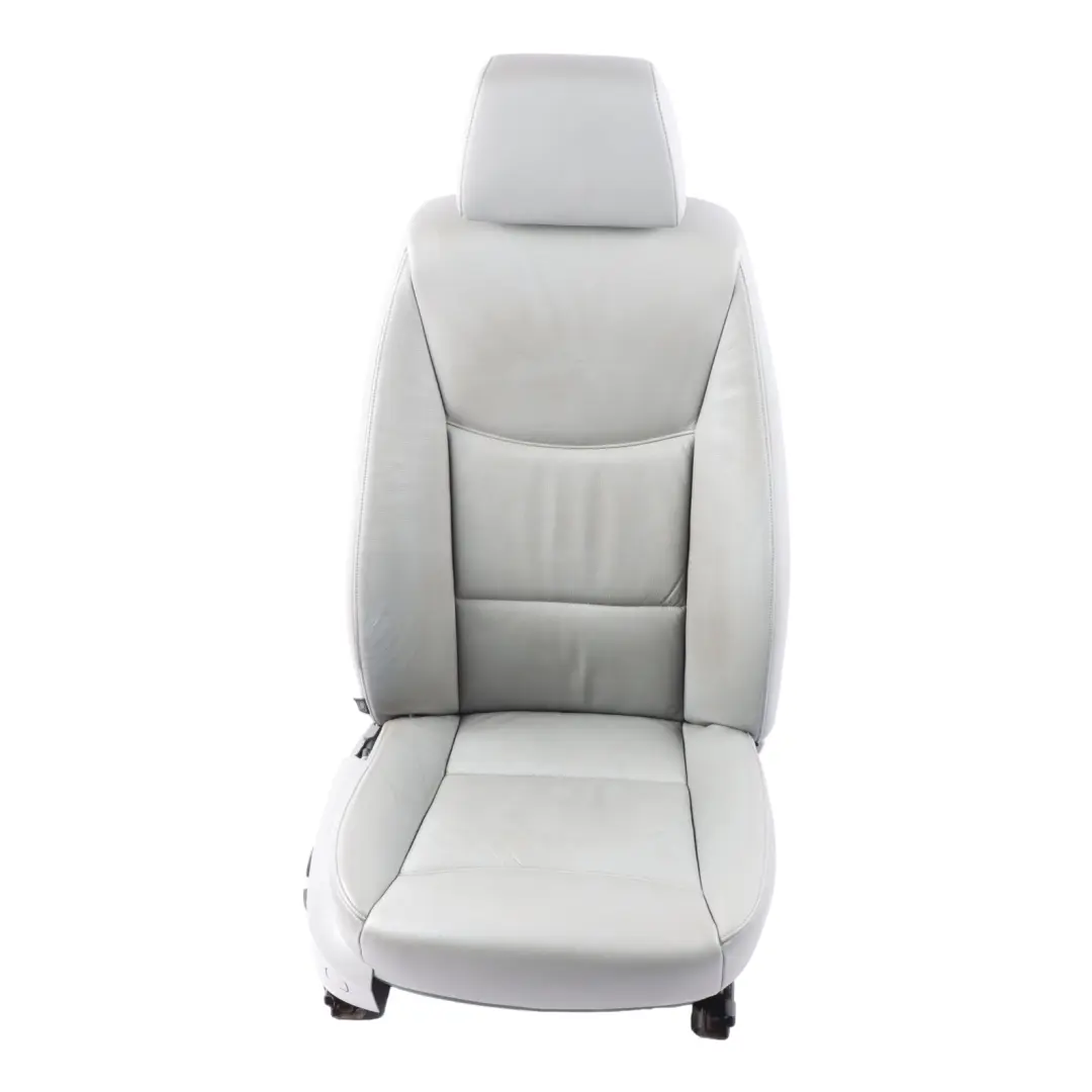  Front Seat BMW E90 E91 Right O/S Leather Dakota Grey Memory Lumbar - SKU RHD-6956380-3 - Part number 6956380