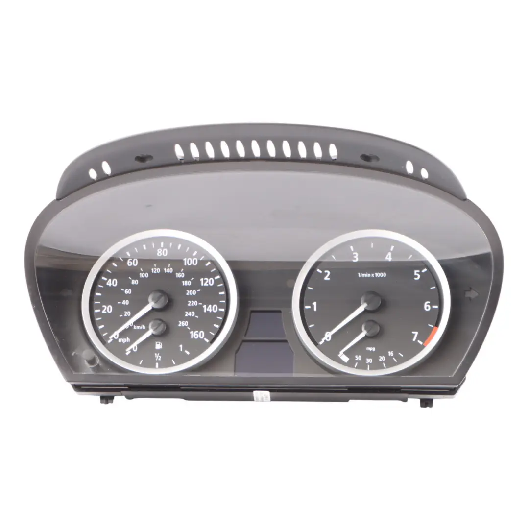 Instrument Cluster BMW E60 E61 LCI Petrol Speedo MPH MPG Automatic to with Part number 6974569 Instrument Cluster BMW E60 E61 LCI Petrol Speedo MPH MPG Automatic - SKU RHD-6974569-1 - Part number 6974569
