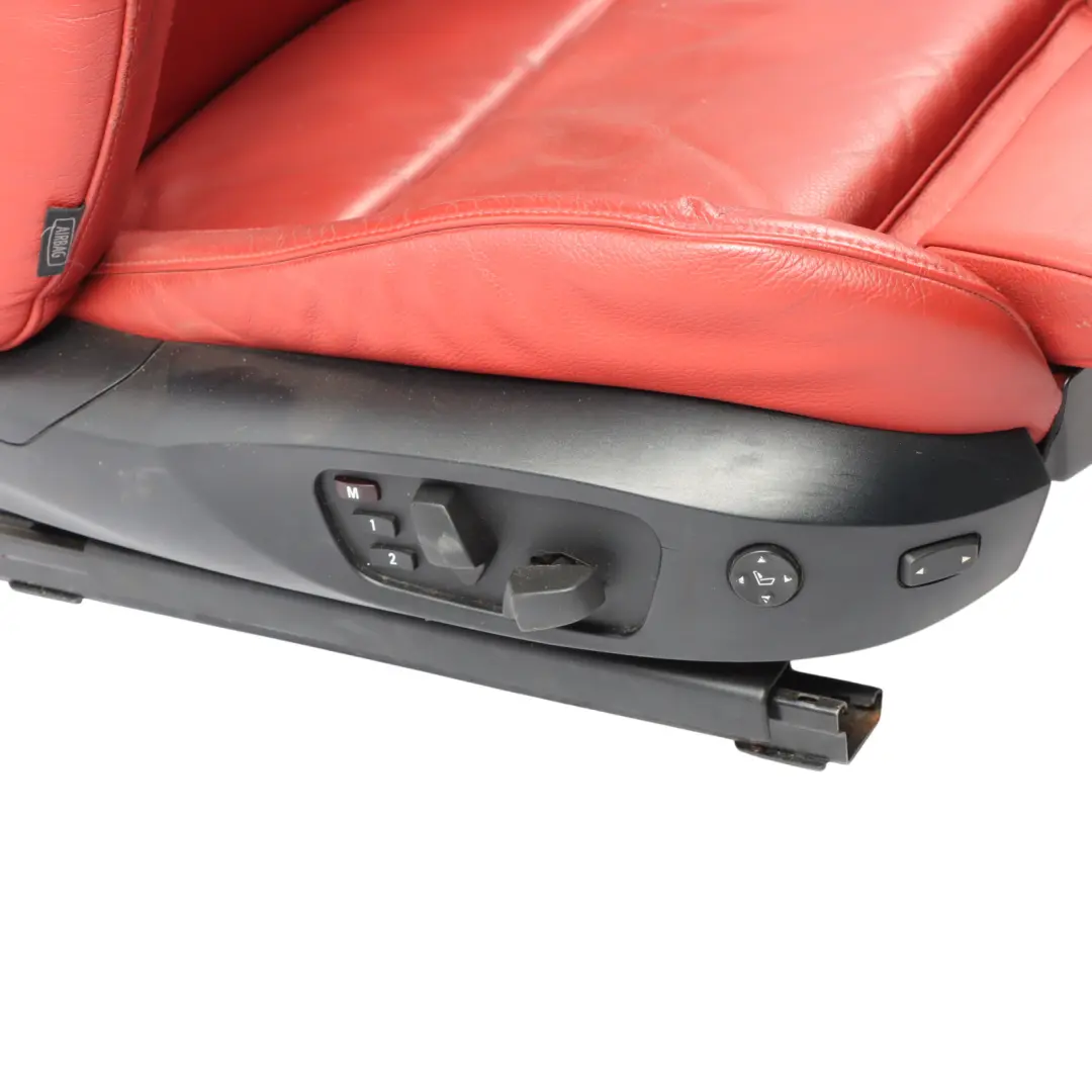 BMW E92 Front Seat Sport Right O/S Red Leather Dakota Korall-Red Memory Heated - SKU RHD-6978880-1 - Part number 6978880
