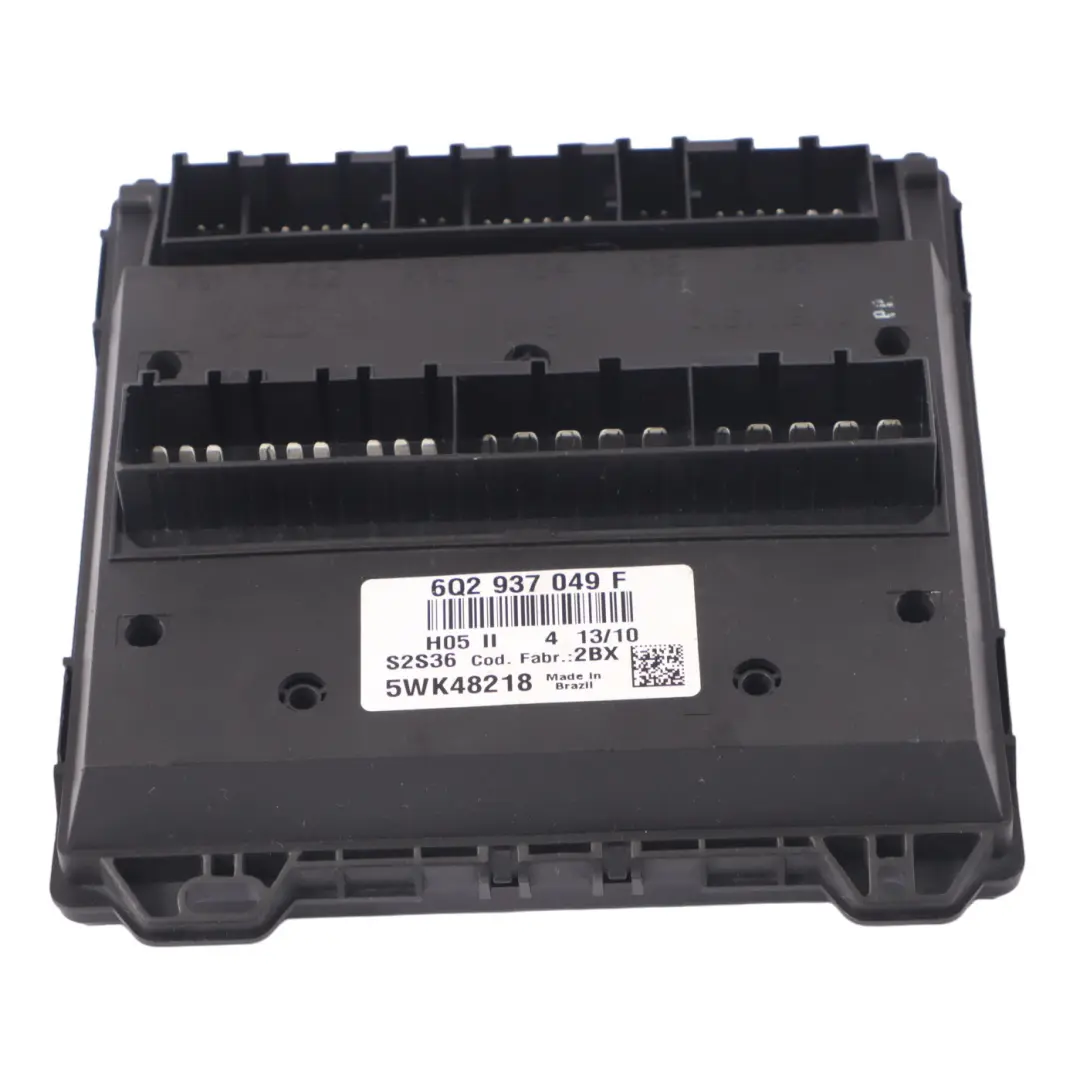 Convenience Body Control Module Unit ECU to VW Volkswagen Fox 5Z BCM with Part number 6Q2937049F VW Volkswagen Fox 5Z BCM Convenience Body Control Module Unit ECU - SKU RHD-6Q2937049F - Part number 6Q2937049F