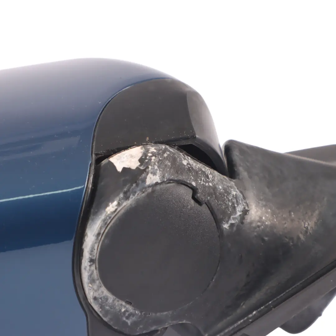 BMW X5 Series E53 Outside Heated Right Wing Mirror O/S Topaz Blue Metallic - 364 - SKU RHD-7039896-TPB - Part number 7039896