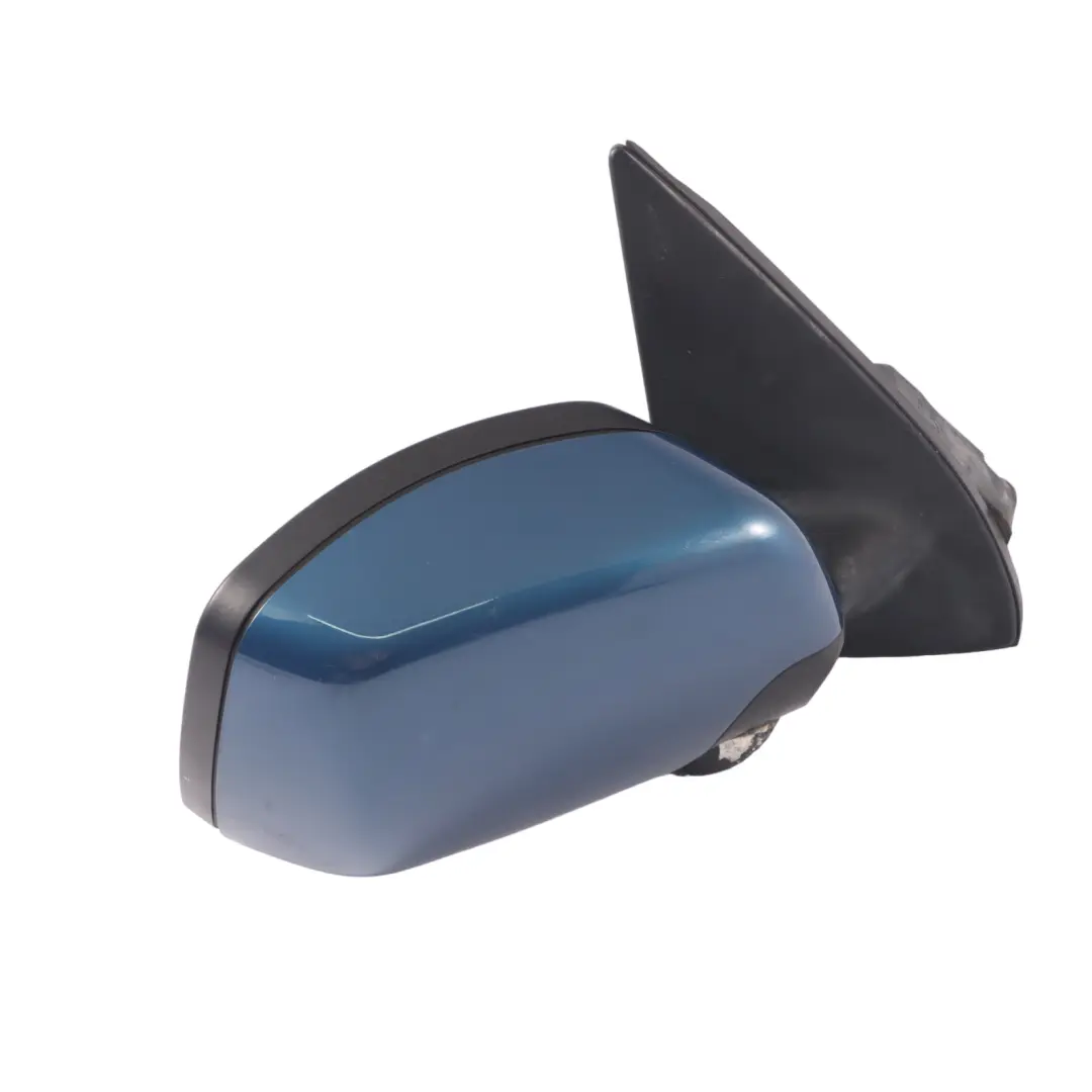 BMW X5 Series E53 Outside Heated Right Wing Mirror O/S Topaz Blue Metallic - 364 - SKU RHD-7039896-TPB - Part number 7039896