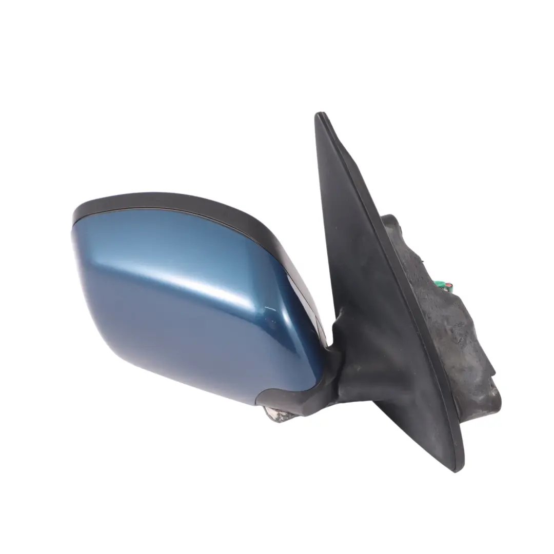 BMW X5 Series E53 Outside Heated Right Wing Mirror O/S Topaz Blue Metallic - 364 - SKU RHD-7039896-TPB - Part number 7039896