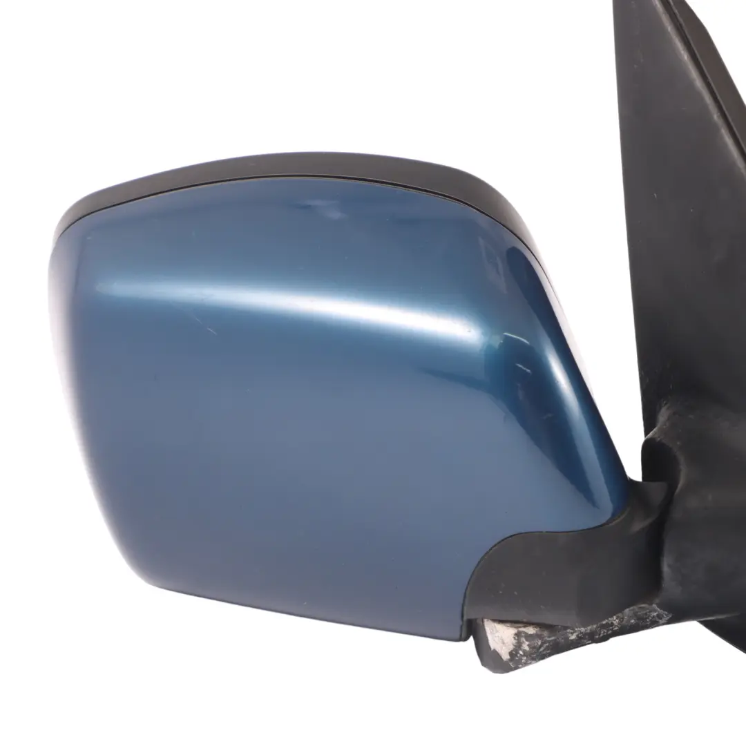 BMW X5 Series E53 Outside Heated Right Wing Mirror O/S Topaz Blue Metallic - 364 - SKU RHD-7039896-TPB - Part number 7039896