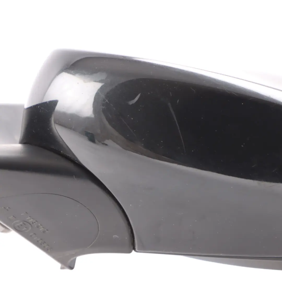 BMW 3 Series E92 E93 Power Fold Heated Left Wing Mirror N/S Black Sapphire 475 - SKU RHD-7176177-BS - Part number 7176177