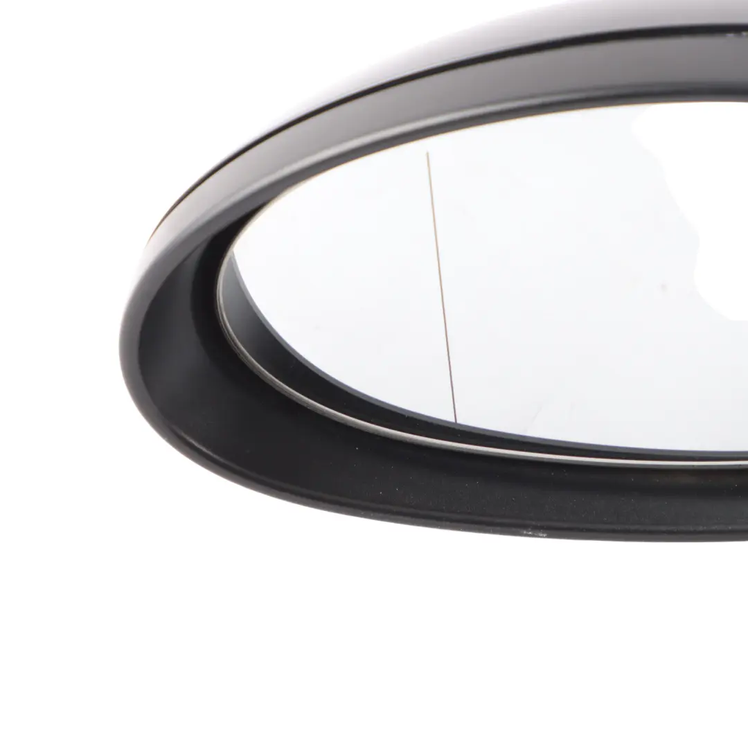BMW 1 Series E81 E82 E88 Left Heated Wing Mirror N/S Black Sapphire 475 - SKU rhd-7185355-BS - Part number 7185355
