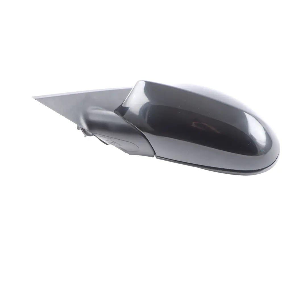 BMW 1 Series E81 E82 E88 Left Heated Wing Mirror N/S Black Sapphire 475 - SKU rhd-7185355-BS - Part number 7185355