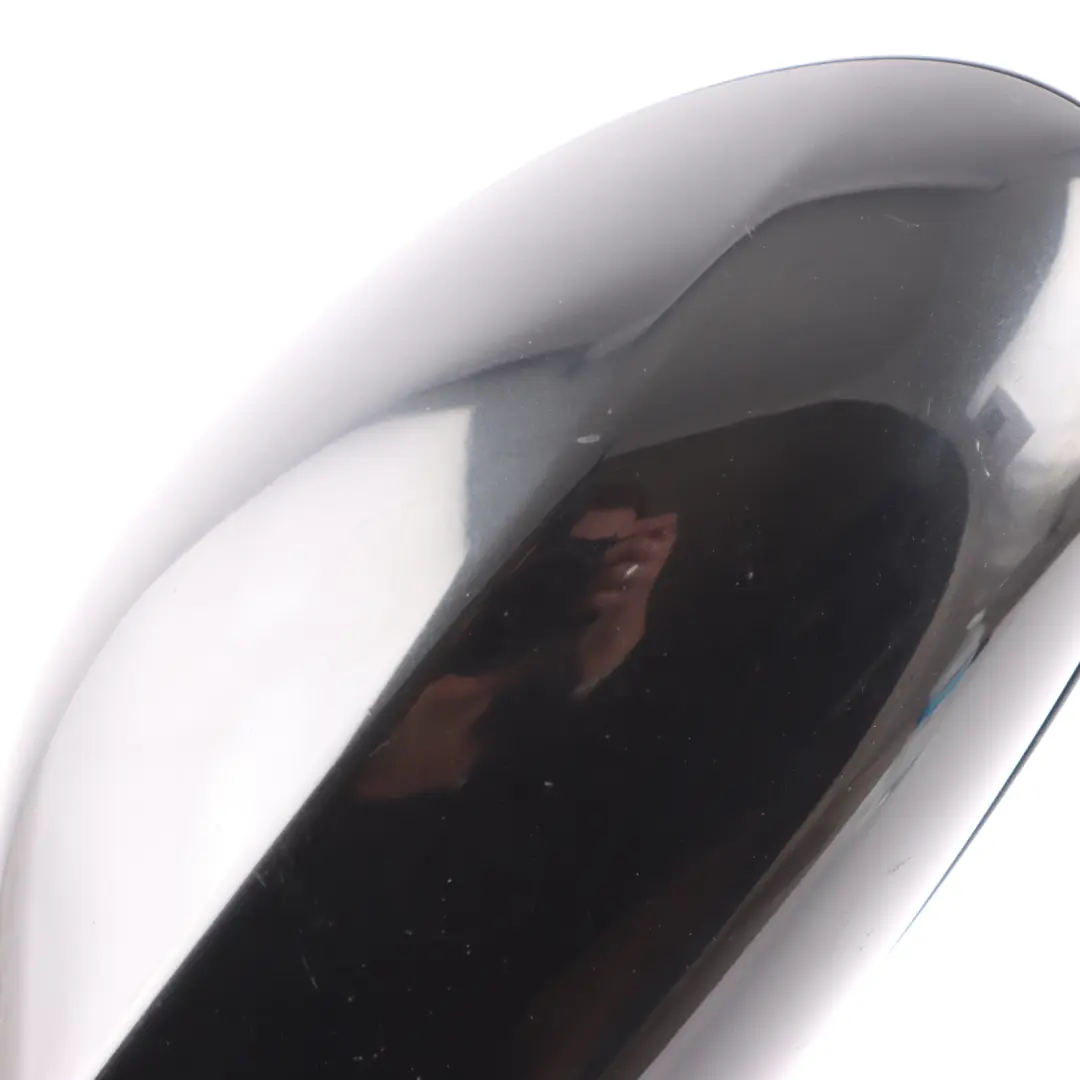BMW 1 Series E81 E82 E88 Left Heated Wing Mirror N/S Black Sapphire 475 - SKU rhd-7185355-BS - Part number 7185355