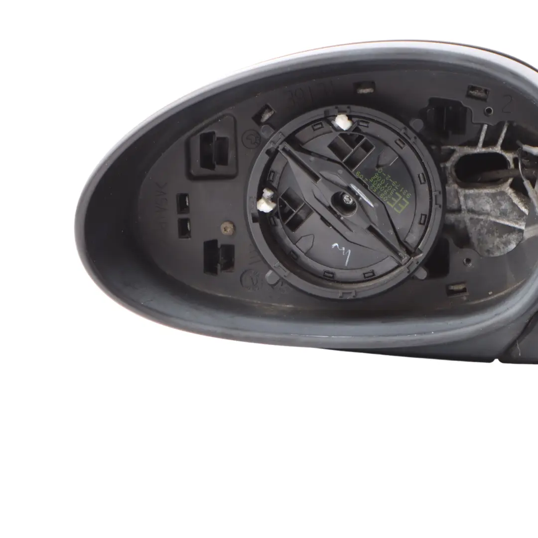 Heated Left Passenger Wing Mirror N/S Monacoblau Blue - A35 to BMW E90 E91 with Part number 7189947 BMW E90 E91 Heated Left Passenger Wing Mirror N/S Monacoblau Blue - A35 - SKU rhd-7189947-MB - Part number 7189947