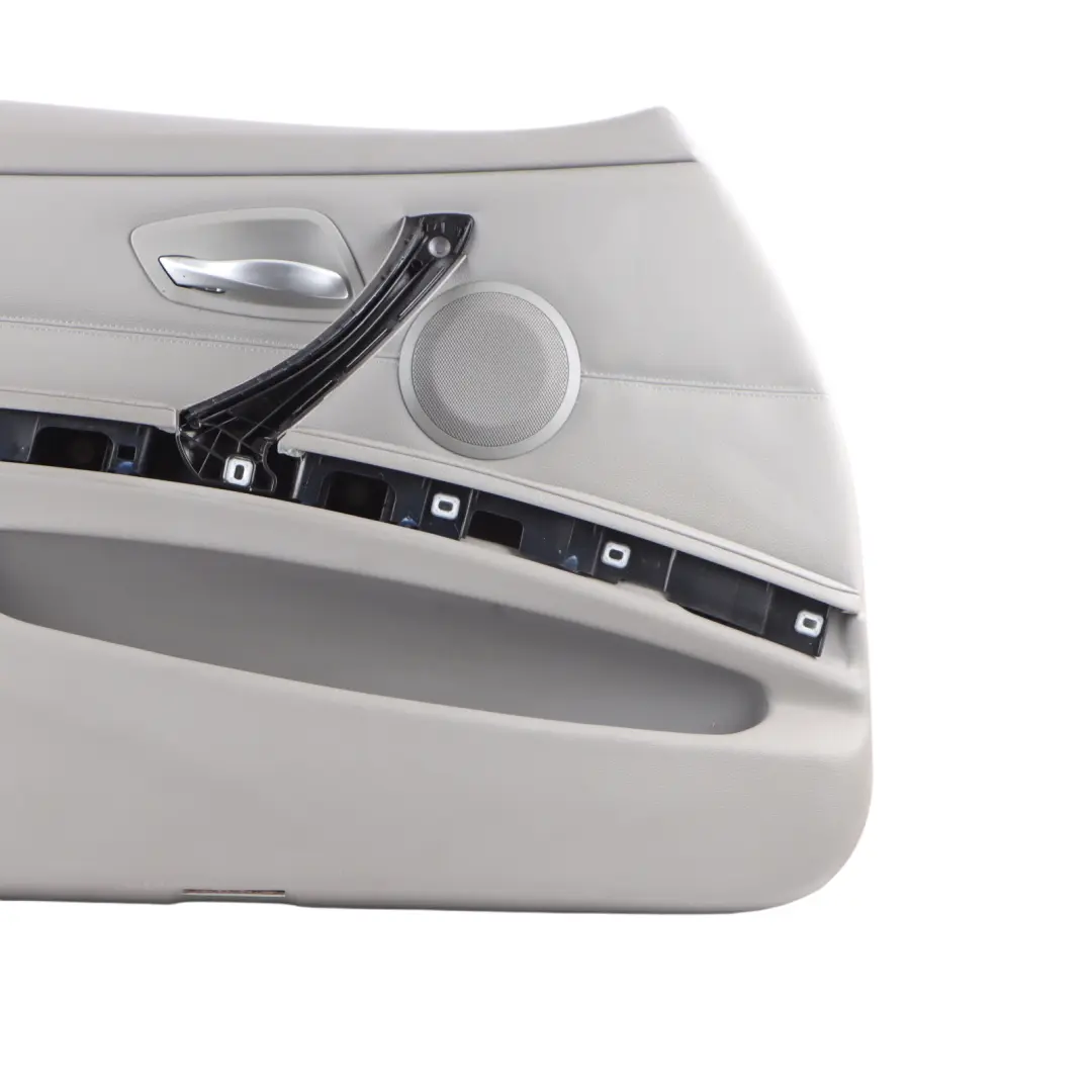 BMW 3 Series E90 E91 Grey Leather Front Left N/S Door Card Trim Panel - SKU rhd-7217547 - Part number 7217547