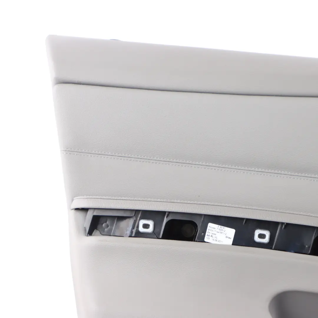 BMW 3 Series E90 E91 Grey Leather Front Left N/S Door Card Trim Panel - SKU rhd-7217547 - Part number 7217547