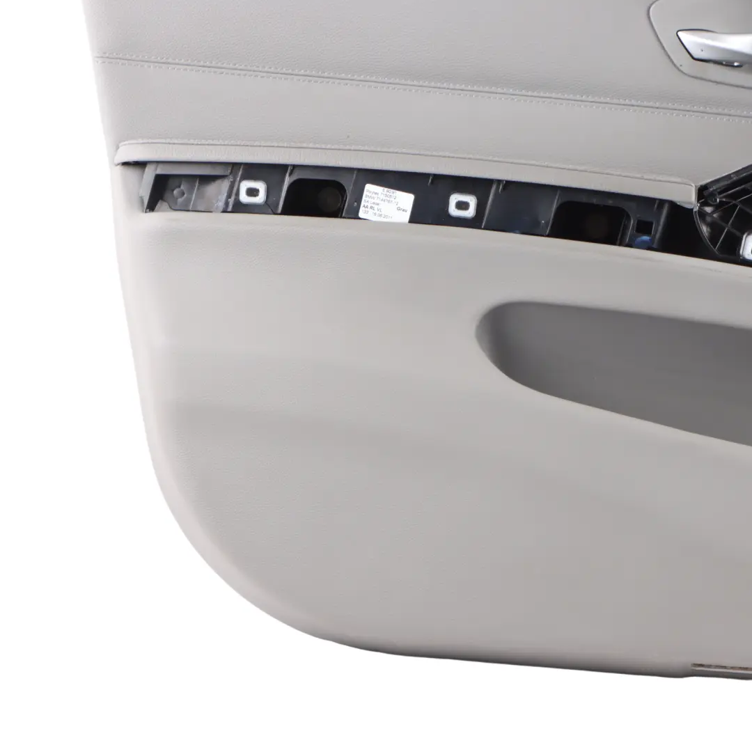 BMW 3 Series E90 E91 Grey Leather Front Left N/S Door Card Trim Panel - SKU rhd-7217547 - Part number 7217547