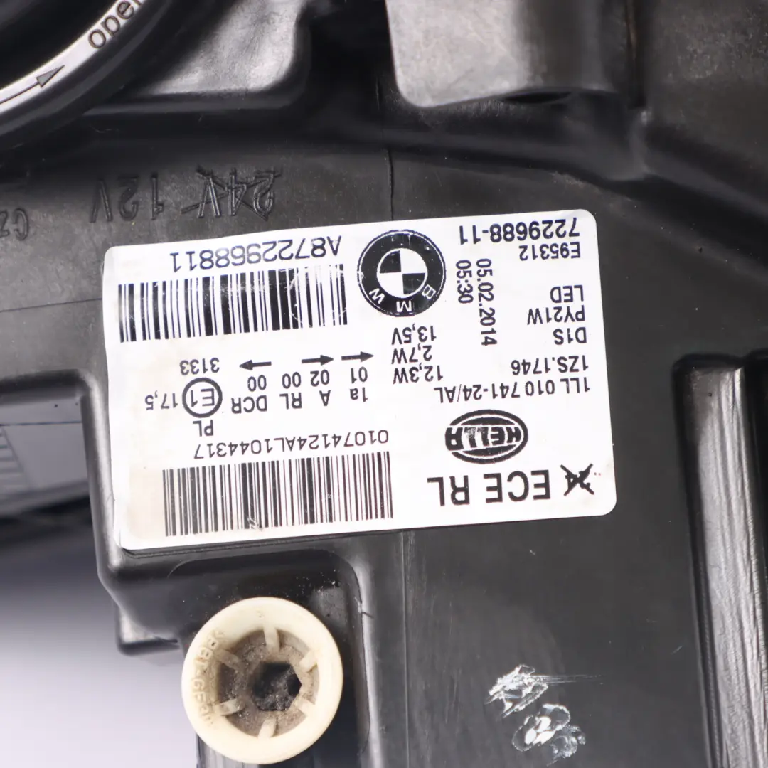 Headlight Front Light Right O/S Xenon Headlamp Light Lamp to BMW F21 with Part number 7229688 BMW F21 Headlight Front Light Right O/S Xenon Headlamp Light Lamp - SKU RHD-7229688-1 - Part number 7229688