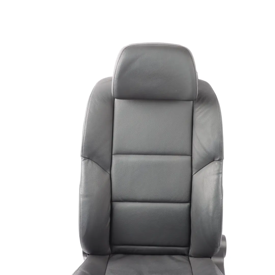Sport Front Seat BMW E60 E61 Left N/S Electric Interior Black Leather Dakota - SKU RHD-7249382-11 - Part number 7249382
