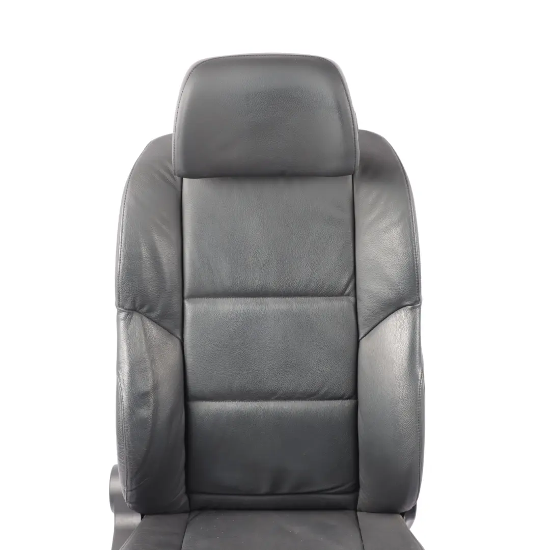 Sport Front Seat BMW E60 E61 Right O/S Interior Memory Black Leather Dakota - SKU RHD-7249382-12 - Part number 7249382