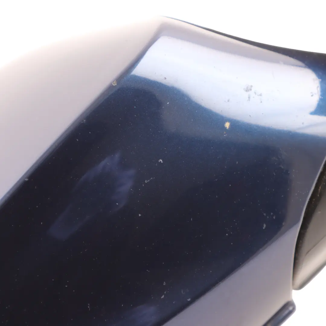 BMW 1 Series E87 LCI Heated Right Wing Mirror O/S Tiefseeblau Deep Sea Blue A76 - SKU rhd-7268126-DSB - Part number 7268126