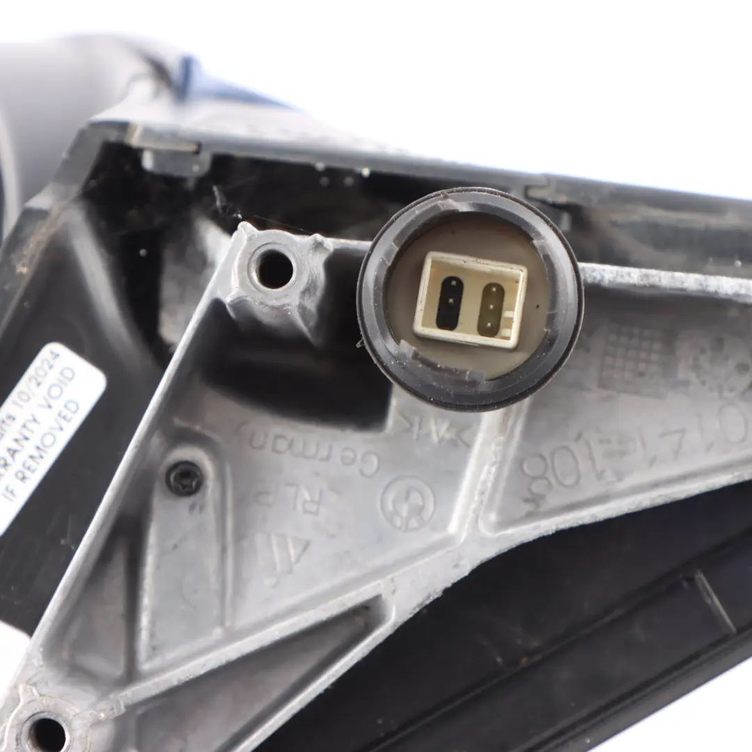 Heated Right Wing Mirror O/S Tiefseeblau Deep Sea Blue A76 to BMW 1 Series E87 LCI with Part number 7268126 BMW 1 Series E87 LCI Heated Right Wing Mirror O/S Tiefseeblau Deep Sea Blue A76 - SKU rhd-7268126-DSB - Part number 7268126