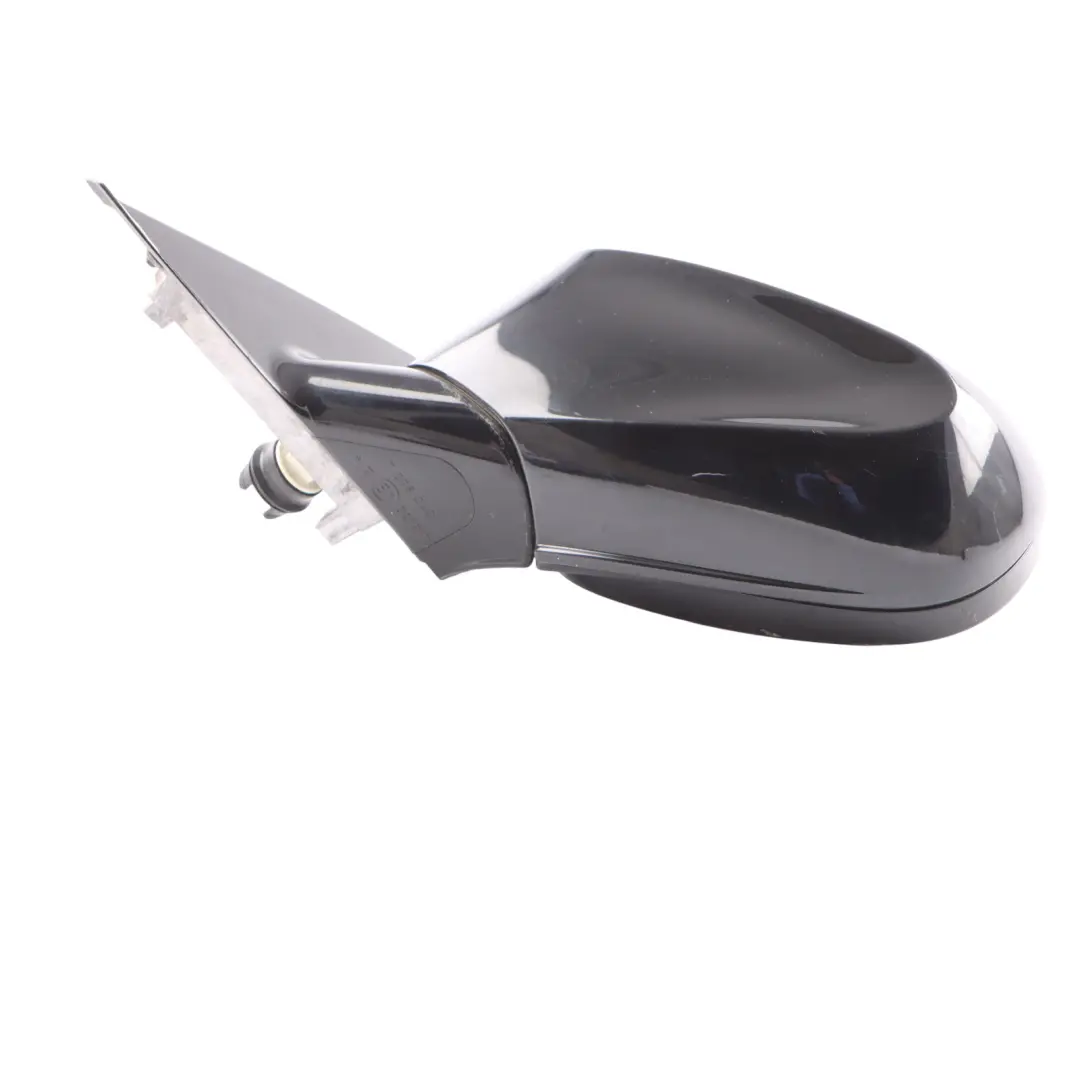 BMW E87 LCI M Sport High Gloss Left N/S Wing Mirror Black Sapphire 475 - SKU rhd-7268145-BS - Part number 7268145