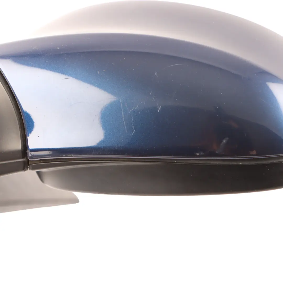 BMW E90 E91 LCI Heated Left Wing Mirror N/S Tiefseeblau Deep Sea Blue - SKU rhd-7268263-DSB1 - Part number 7268263