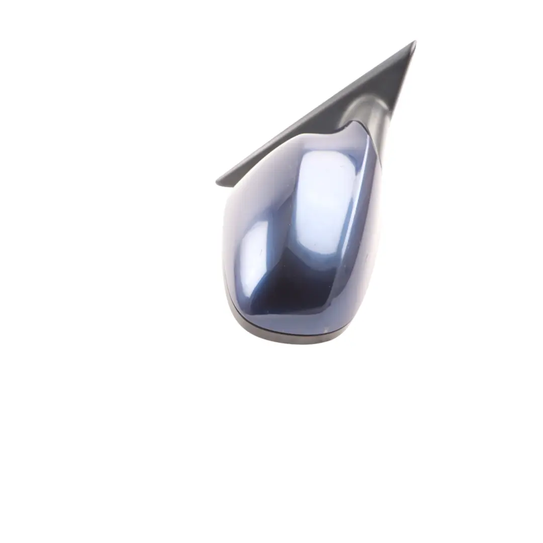 Heated Right Wing Mirror O/S Tiefseeblau Deep Sea Blue to BMW 3 Series E90 E91 LCI with Part number 7268264 BMW 3 Series E90 E91 LCI Heated Right Wing Mirror O/S Tiefseeblau Deep Sea Blue - SKU rhd-7268264-DSB - Part number 7268264