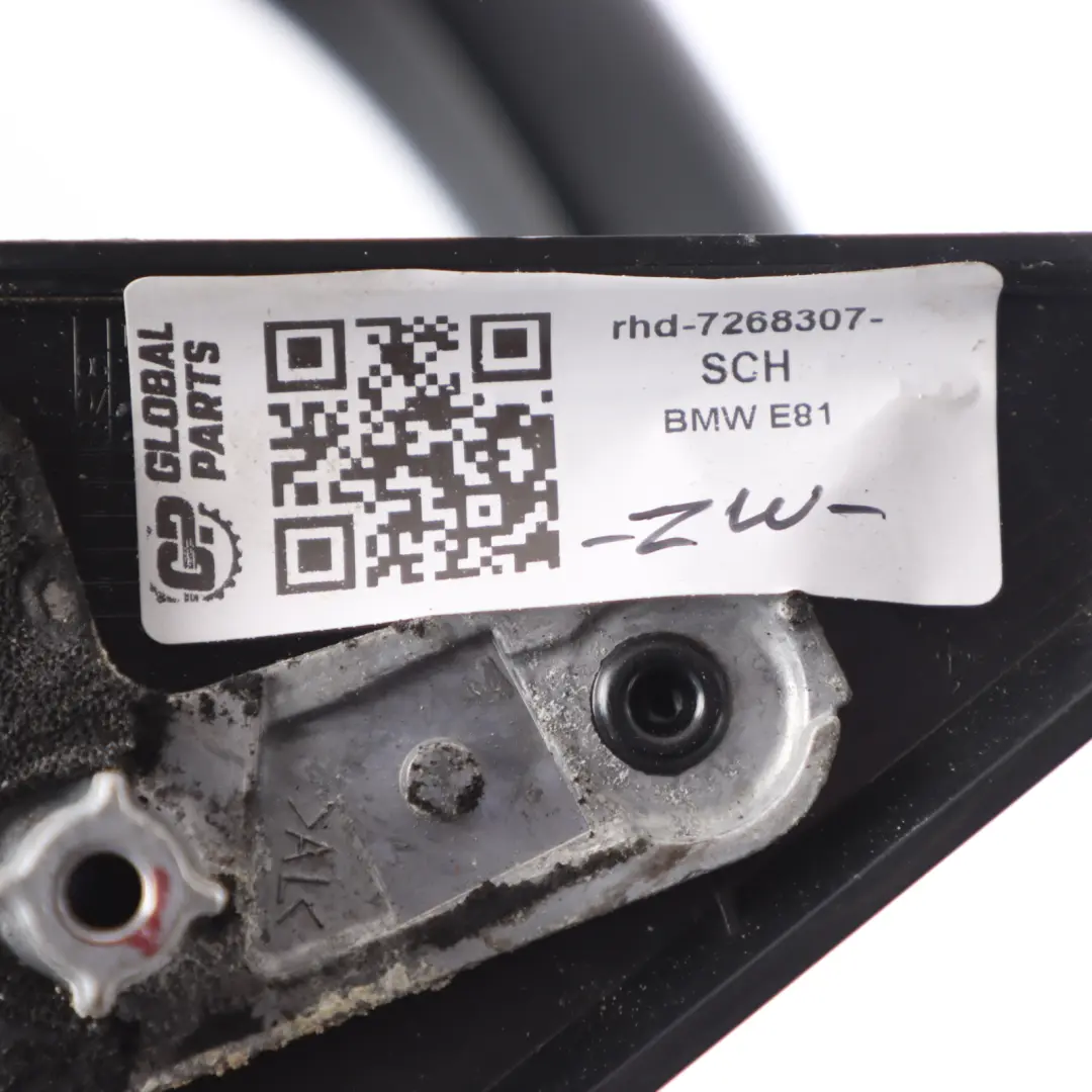 BMW 1 Series E81 E82 E88 Heated Left Wing Mirror N/S Schwarz 2 Black 668 - SKU rhd-7268307-SCH - Part number 7268307