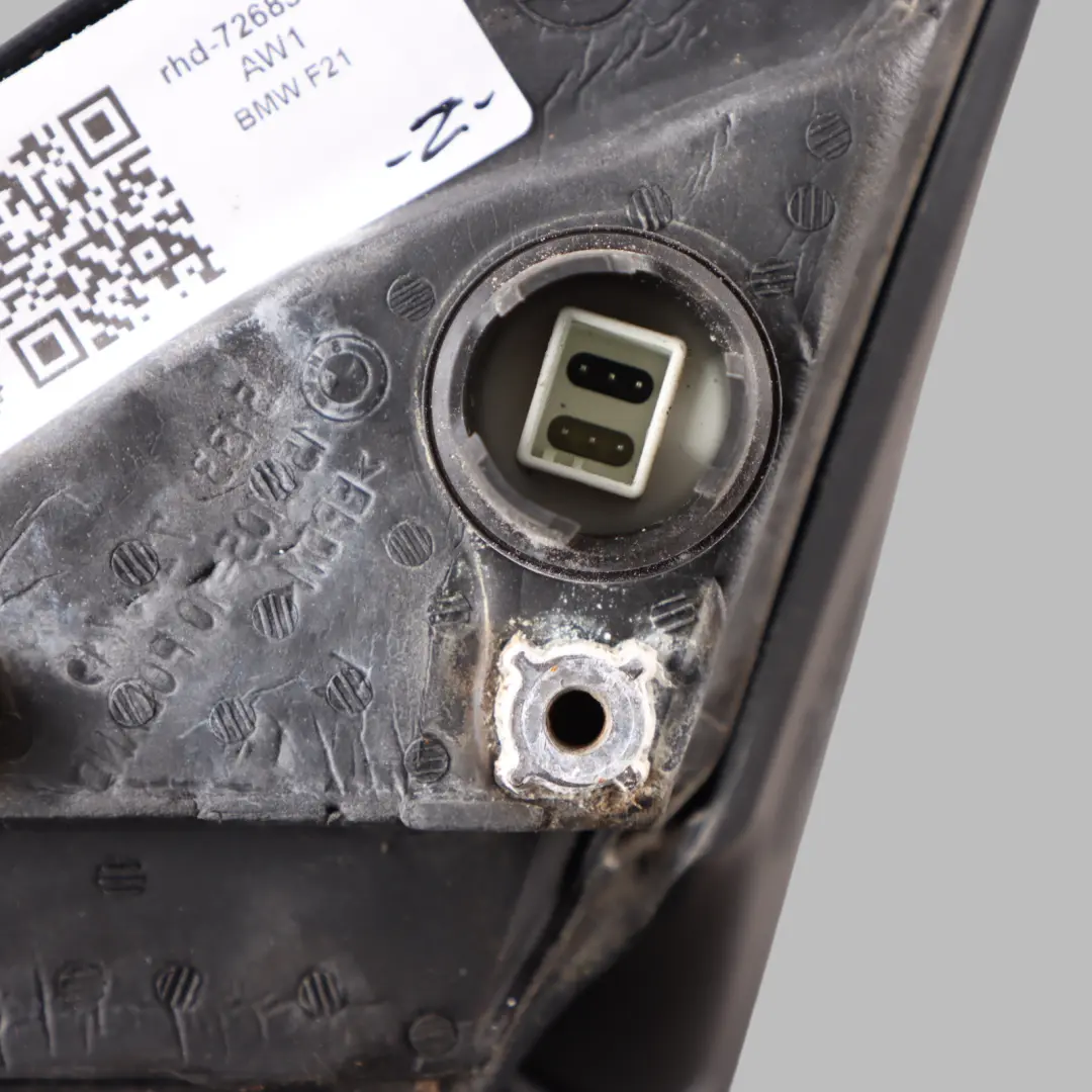 Left N/S Heated Wing Mirror 6 Pins Alpinweiss Alpine White - 300 to BMW F21 F22 F23 with Part number 7268539 BMW F21 F22 F23 Left N/S Heated Wing Mirror 6 Pins Alpinweiss Alpine White - 300 - SKU rhd-7268539-AW1 - Part number 7268539