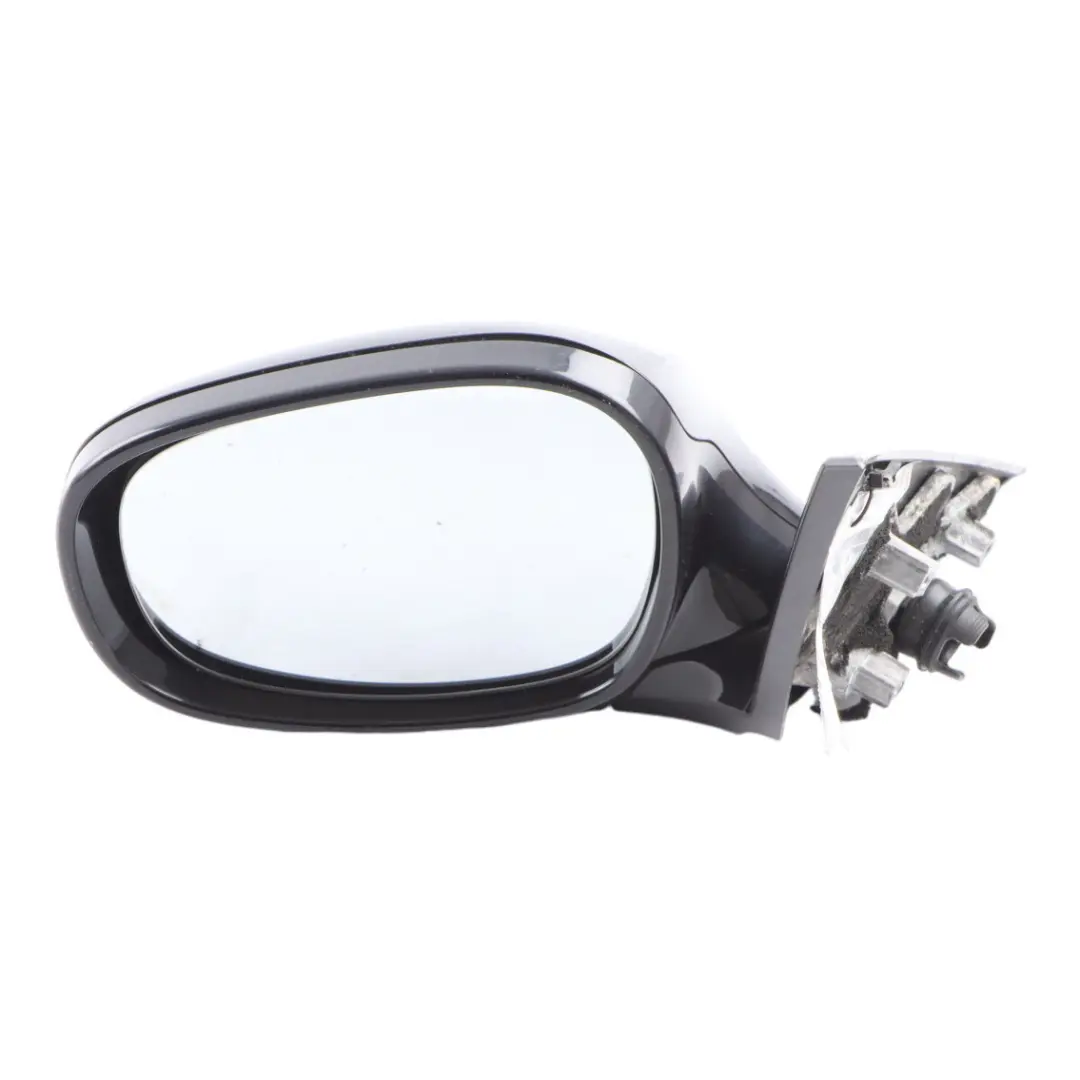 BMW E82 M Sport Power Fold High Gloss Left Wing Mirror N/S Black Sapphire 475 - SKU RHD-7282045-BS - Part number 7282045