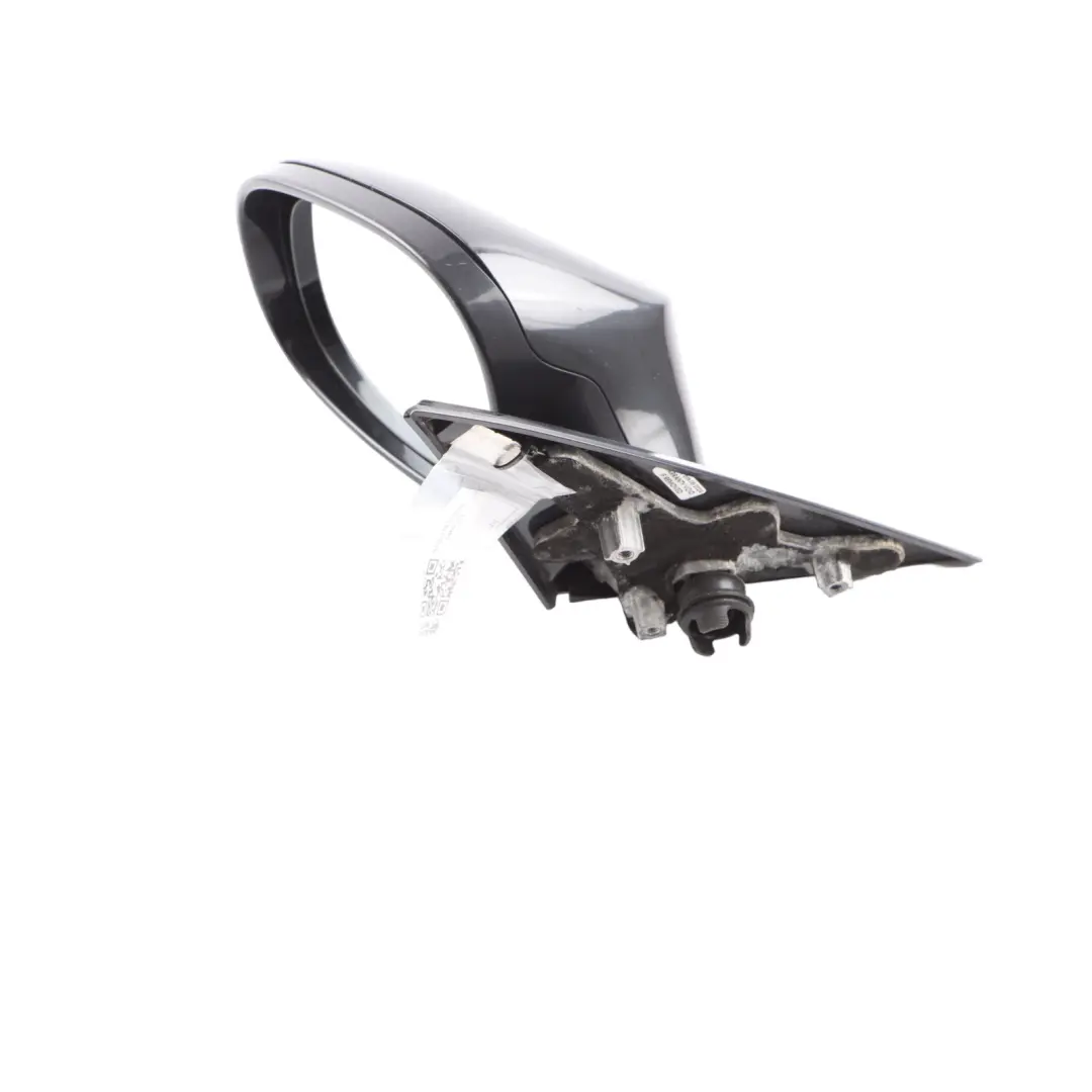 BMW E82 M Sport Power Fold High Gloss Left Wing Mirror N/S Black Sapphire 475 - SKU RHD-7282045-BS - Part number 7282045