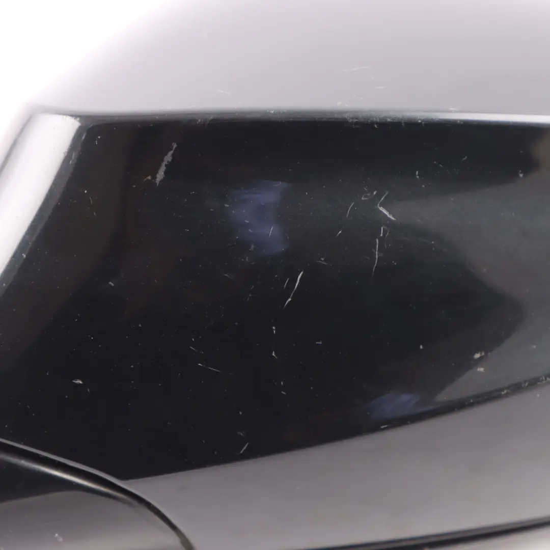 BMW E82 M Sport Power Fold High Gloss Left Wing Mirror N/S Black Sapphire 475 - SKU RHD-7282045-BS - Part number 7282045