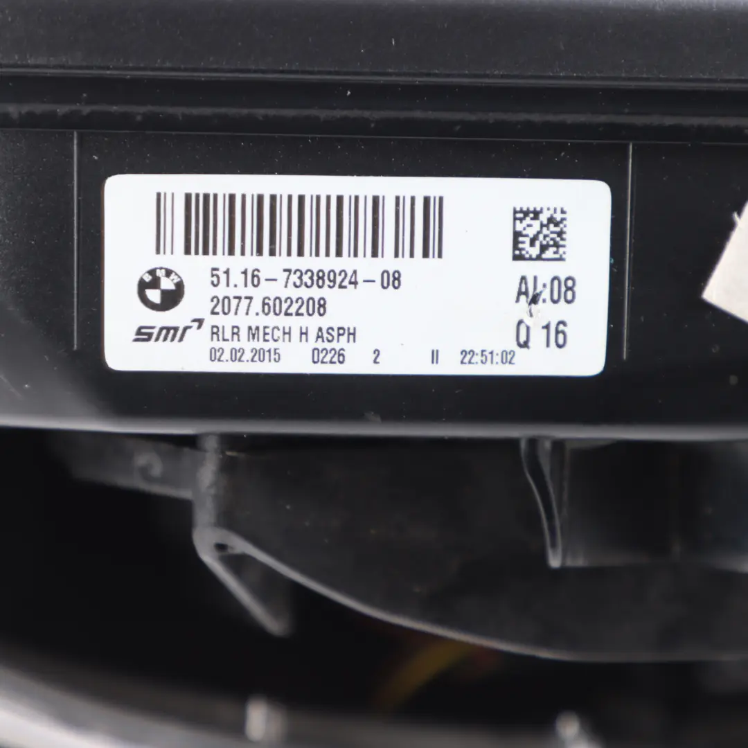  Wing Mirror BMW F30 F31 Door Right O/S Heated Outside 6 Pins - SKU RHD-7345656-2 - Part number 7345656