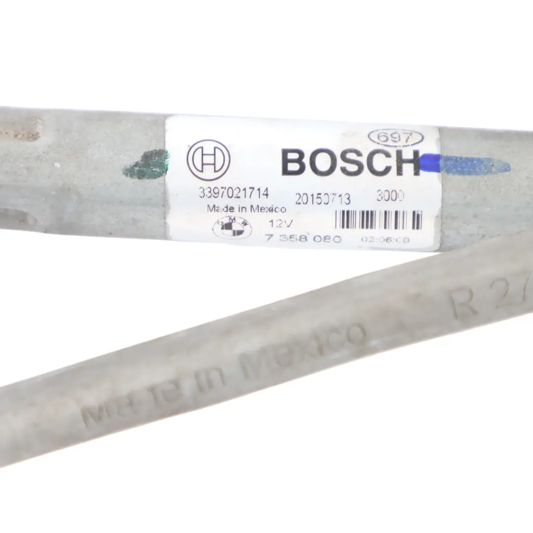 Front Windscreen Windshield Wiper System Motor Drive Unit to BMW X4 F26 with Part number 7358080 BMW X4 F26 Front Windscreen Windshield Wiper System Motor Drive Unit - SKU RHD-7358080 - Part number 7358080