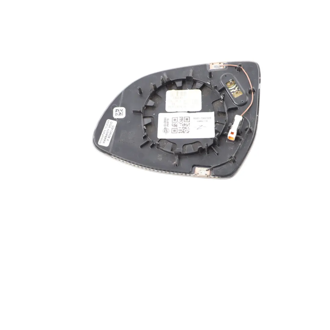 Exterior Mirror Wing Glass Heated Wide Angle Right O/S BMW X4 F26 - SKU RHD-7362320 - Part number 7362320