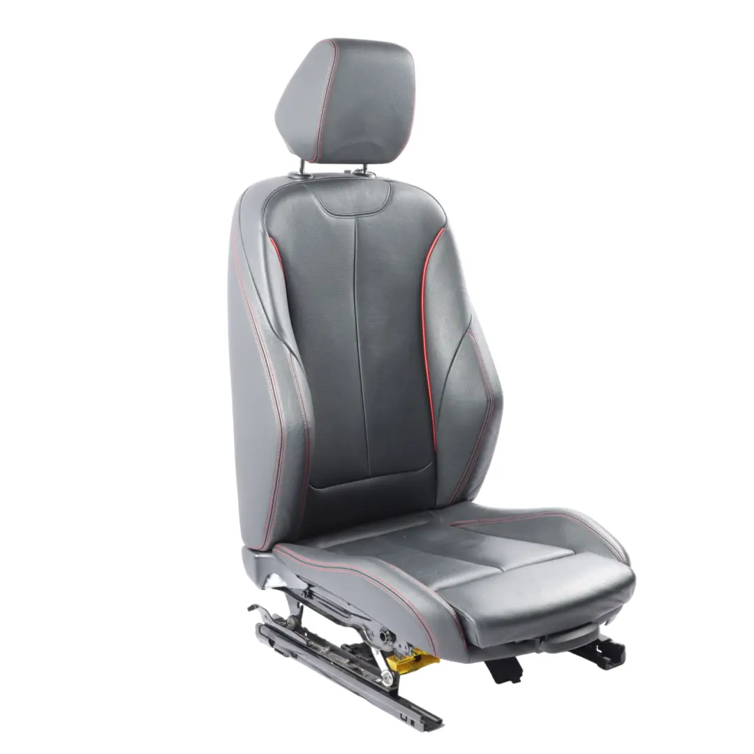 Front Seat BMW F30 F31 Left N/S Sport Heated Memory Black Leather Red Stitching to with Part number 7392473 Front Seat BMW F30 F31 Left N/S Sport Heated Memory Black Leather Red Stitching - SKU RHD-7392473-1 - Part number 7392473