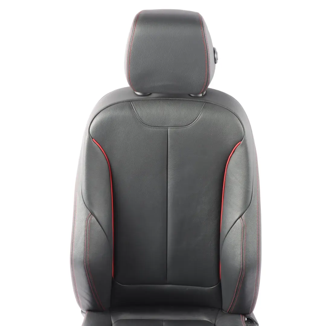 Front Seat BMW F30 F31 Left N/S Sport Heated Memory Black Leather Red Stitching to with Part number 7392473 Front Seat BMW F30 F31 Left N/S Sport Heated Memory Black Leather Red Stitching - SKU RHD-7392473-1 - Part number 7392473