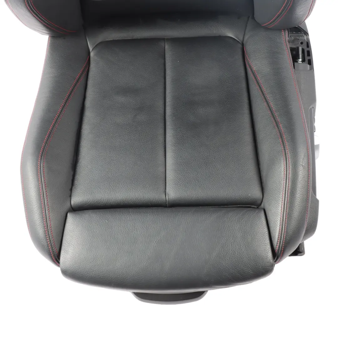  Front Seat BMW F30 F31 Left N/S Sport Heated Memory Black Leather Red Stitching - SKU RHD-7392473-1 - Part number 7392473